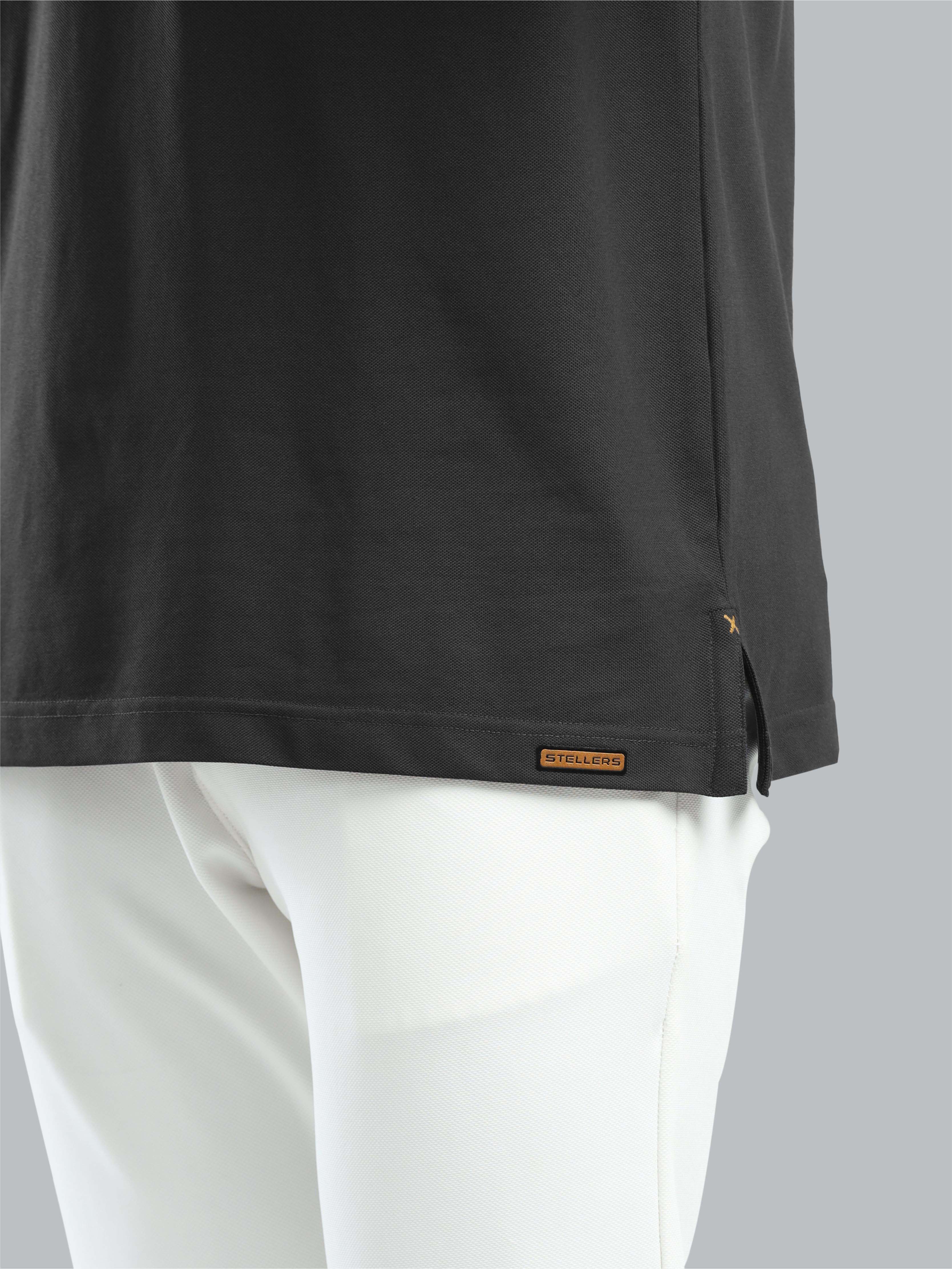 Dark Grey Men Premium SoftBerry PQ Polo T-Shirt - Image 8