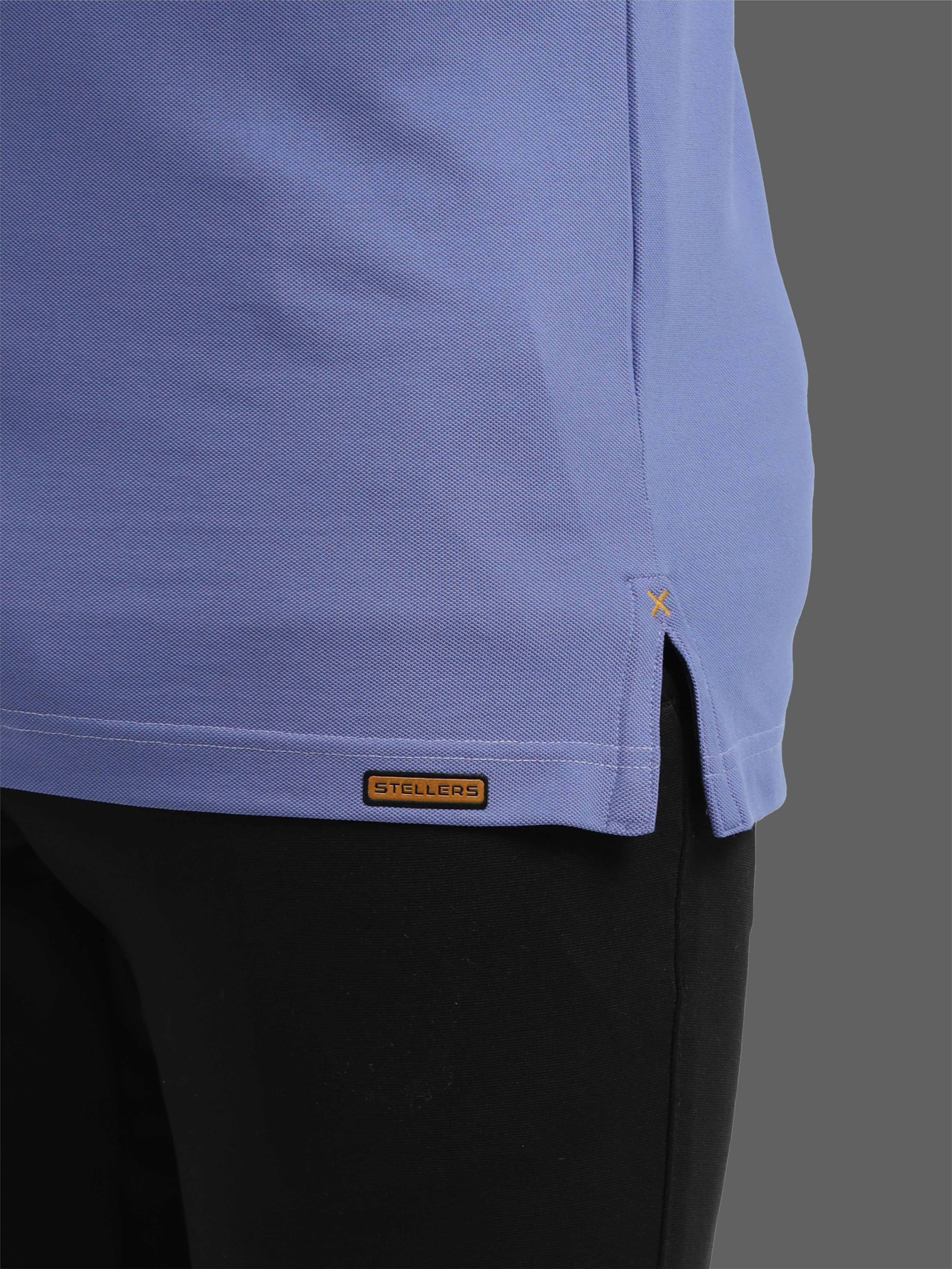 Denim Blue Men Premium SoftBerry PQ Polo T-Shirt - Image 8