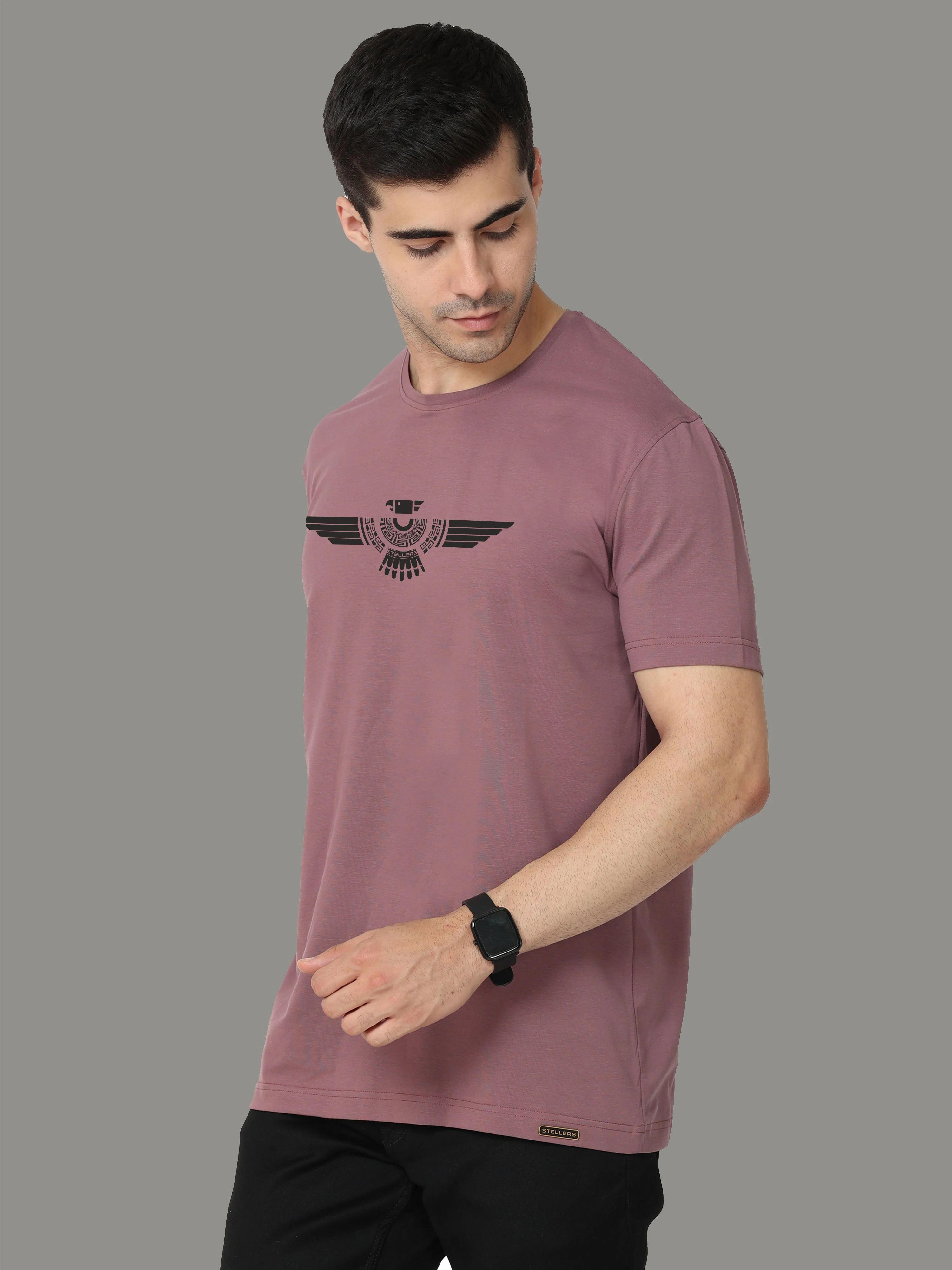Grape Men's Crew Neck T-Shirts - Image 3