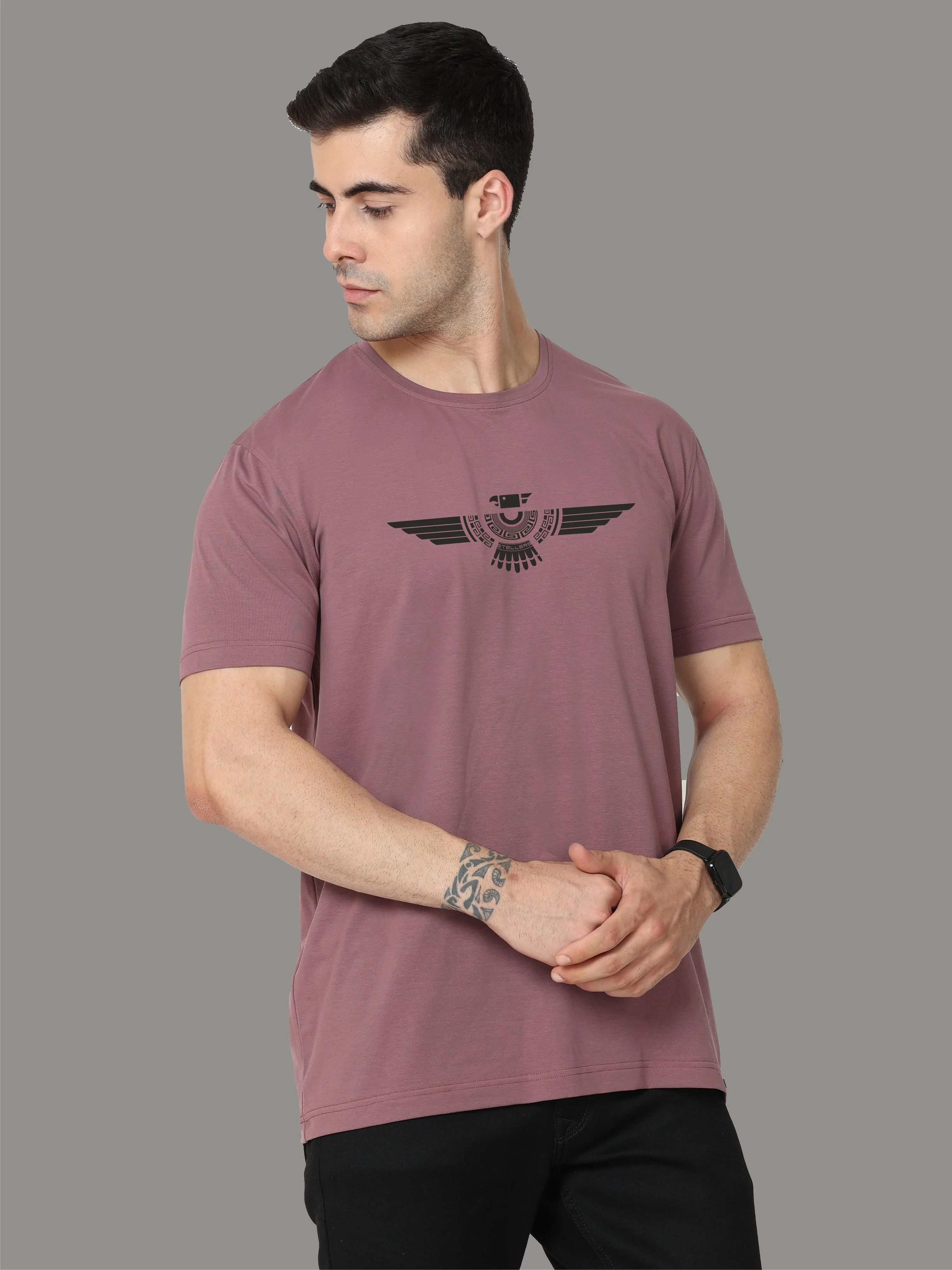 Grape Men's Crew Neck T-Shirts - Image 4