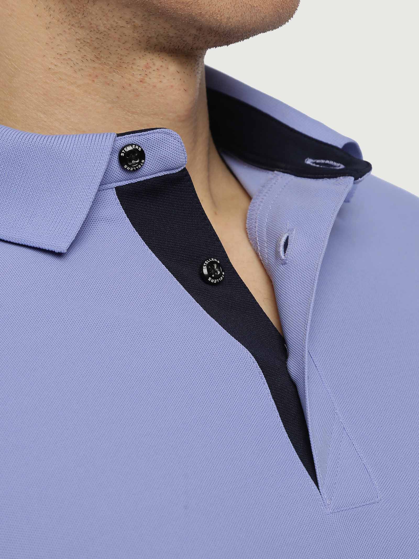 Light Purple Signature Golf Polo T-Shirt - Image 6