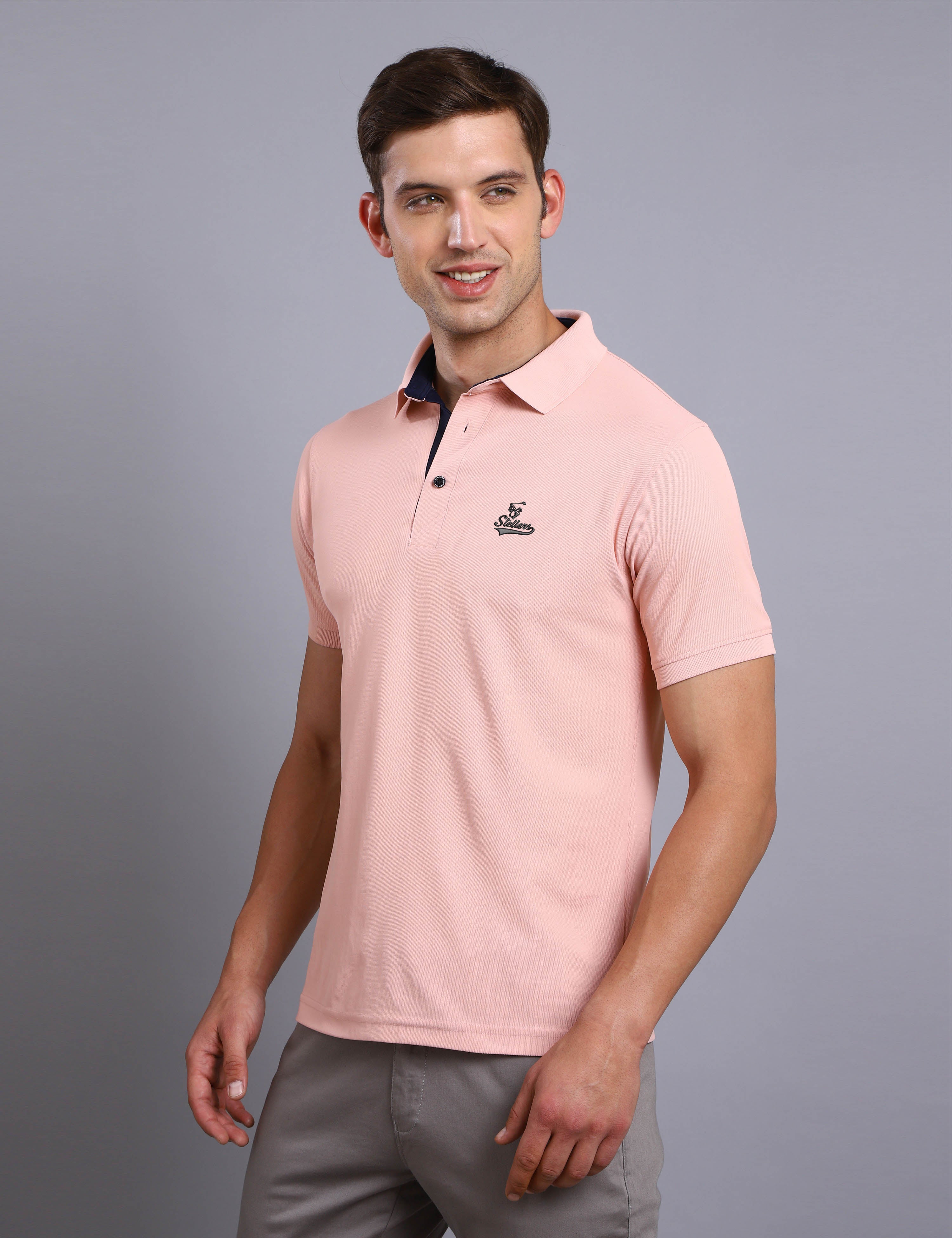 Rose Dust Signature Golf Polo T-Shirt - Image 3