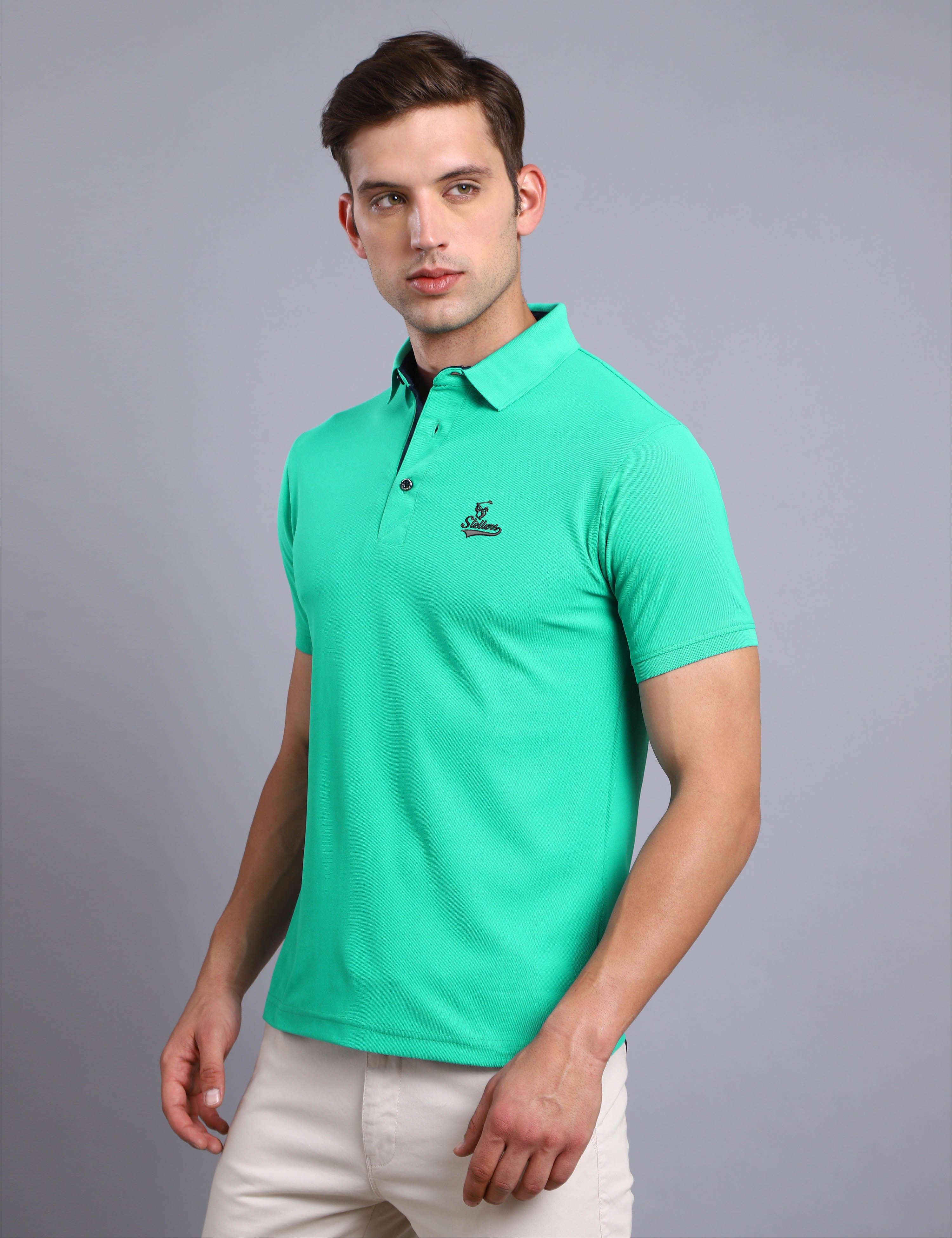 Siemens Green Signature Golf Polo T-Shirt - Image 3