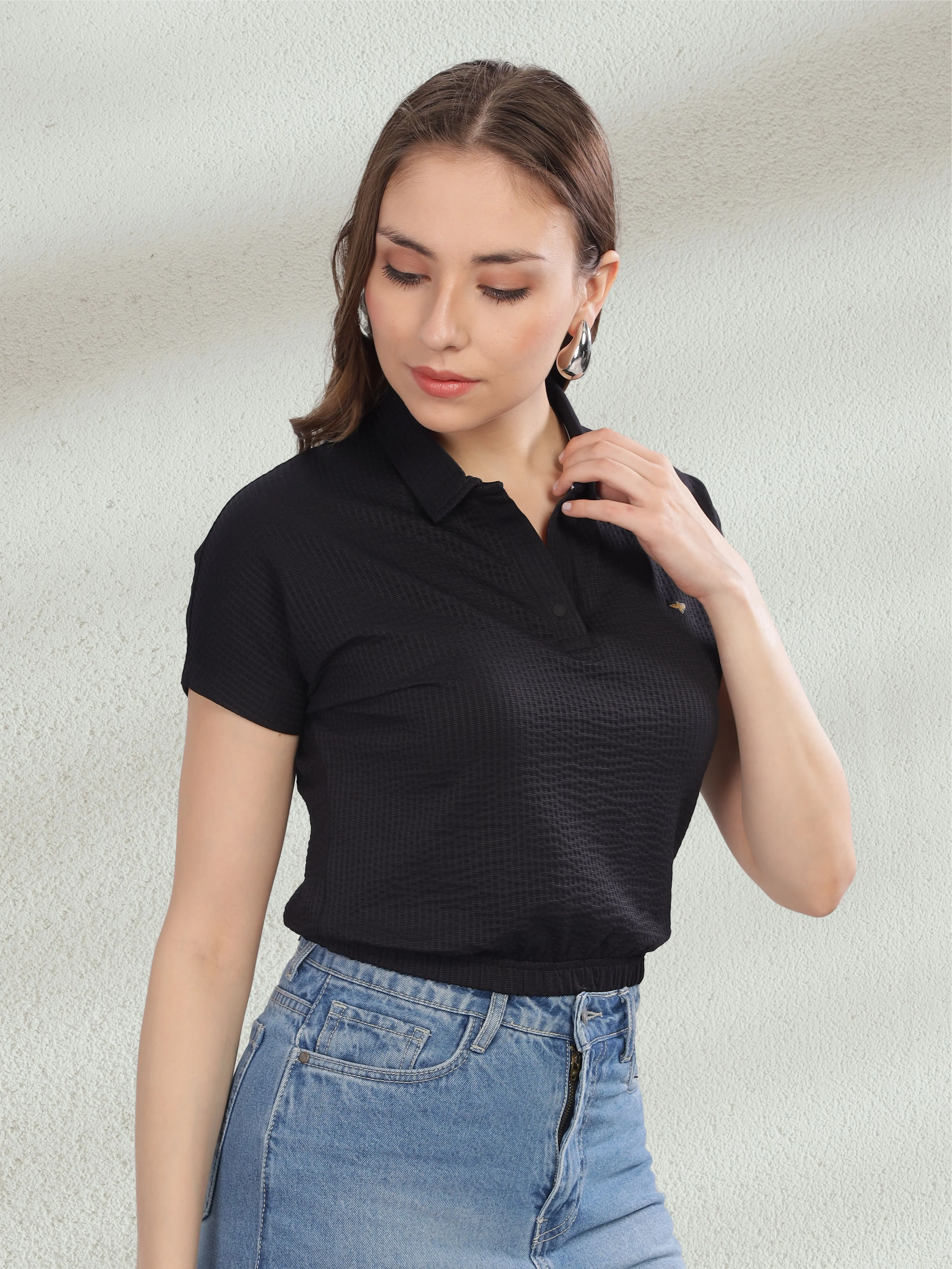Black Women's Crop Tops - Image 3