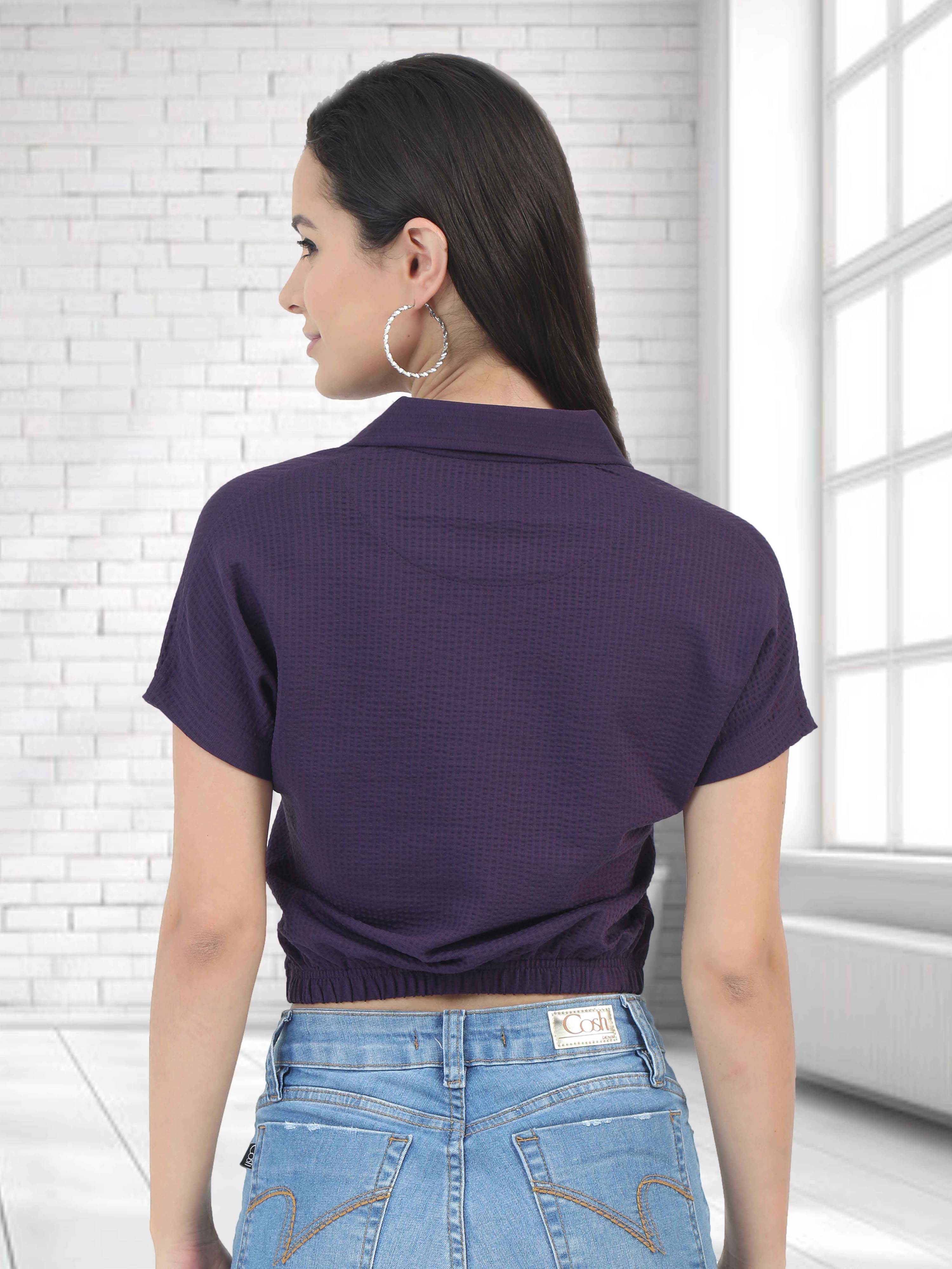Black Currant Women's Crop Tops - Image 3