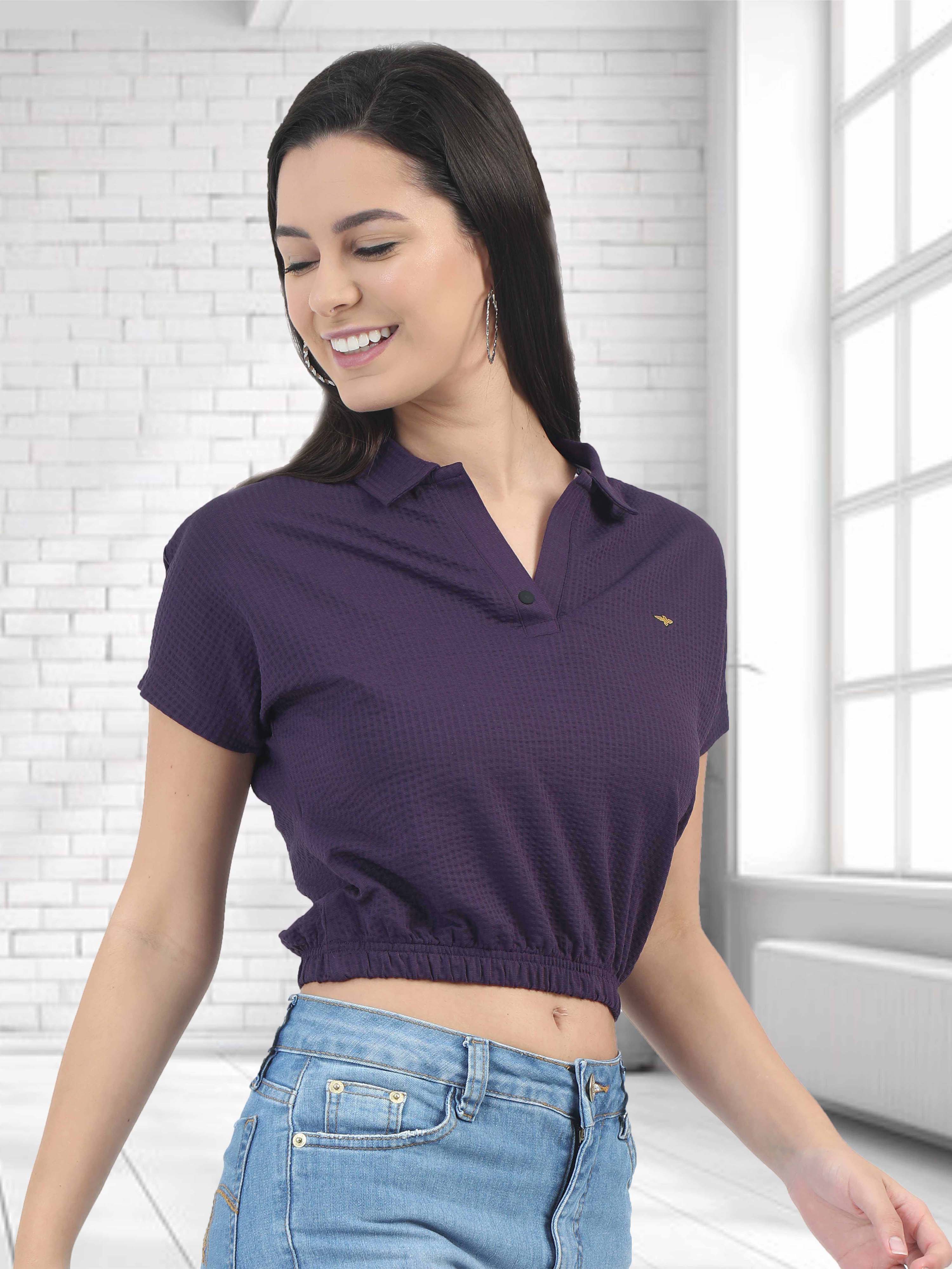 Black Currant Women's Crop Tops - Image 4