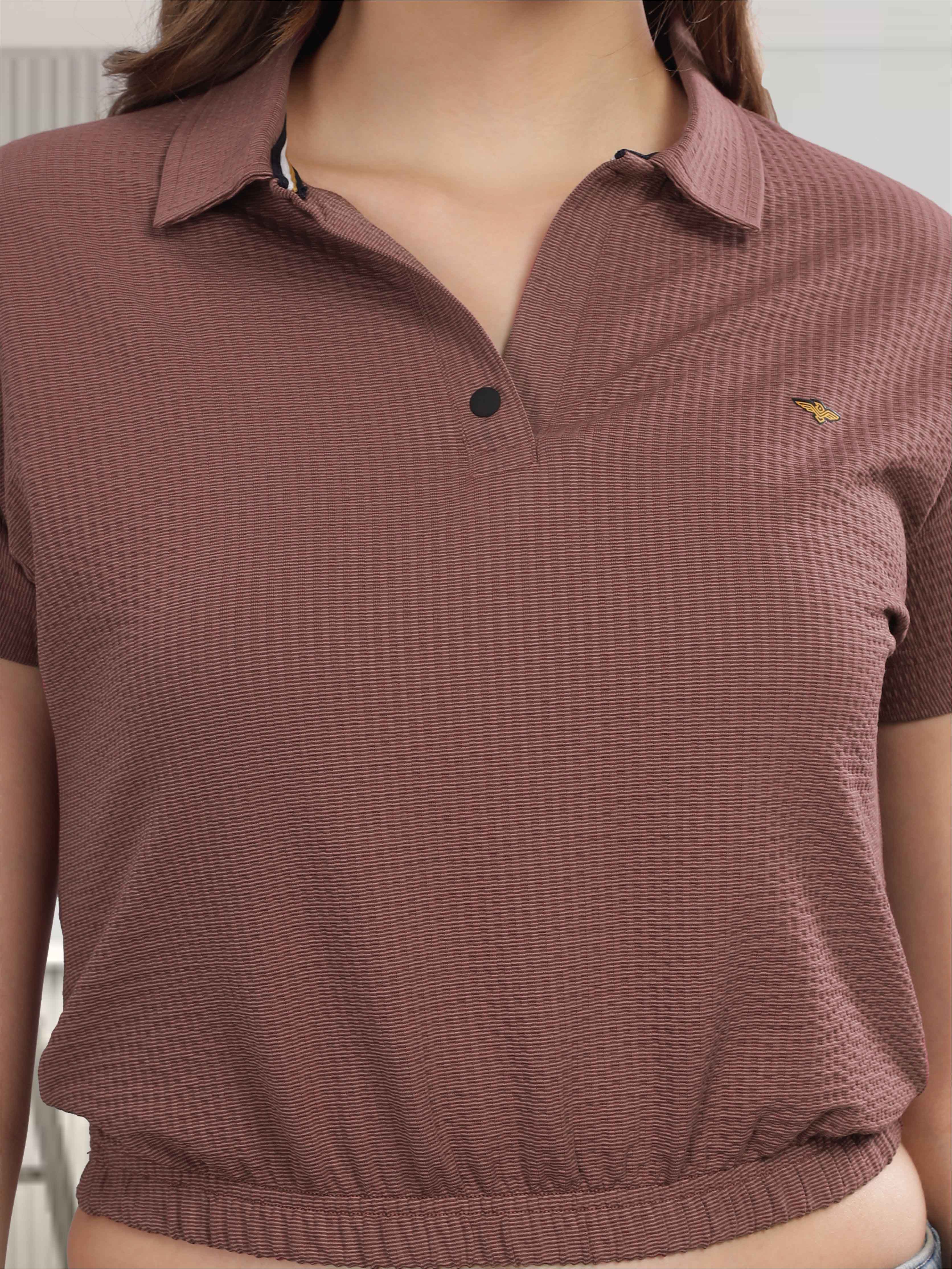 Mauve Women's Crop Tops - Image 5