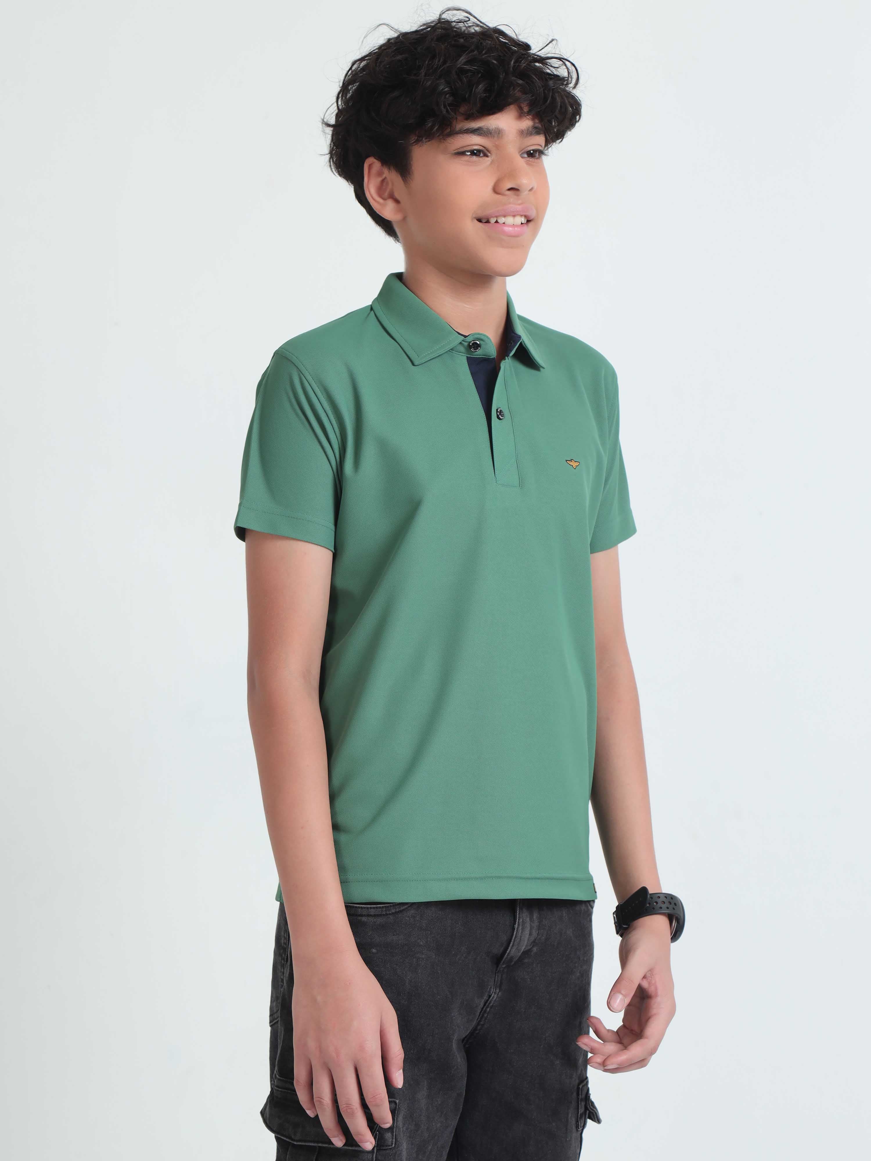 Apple Green Premium Polo T-Shirts - Image 3