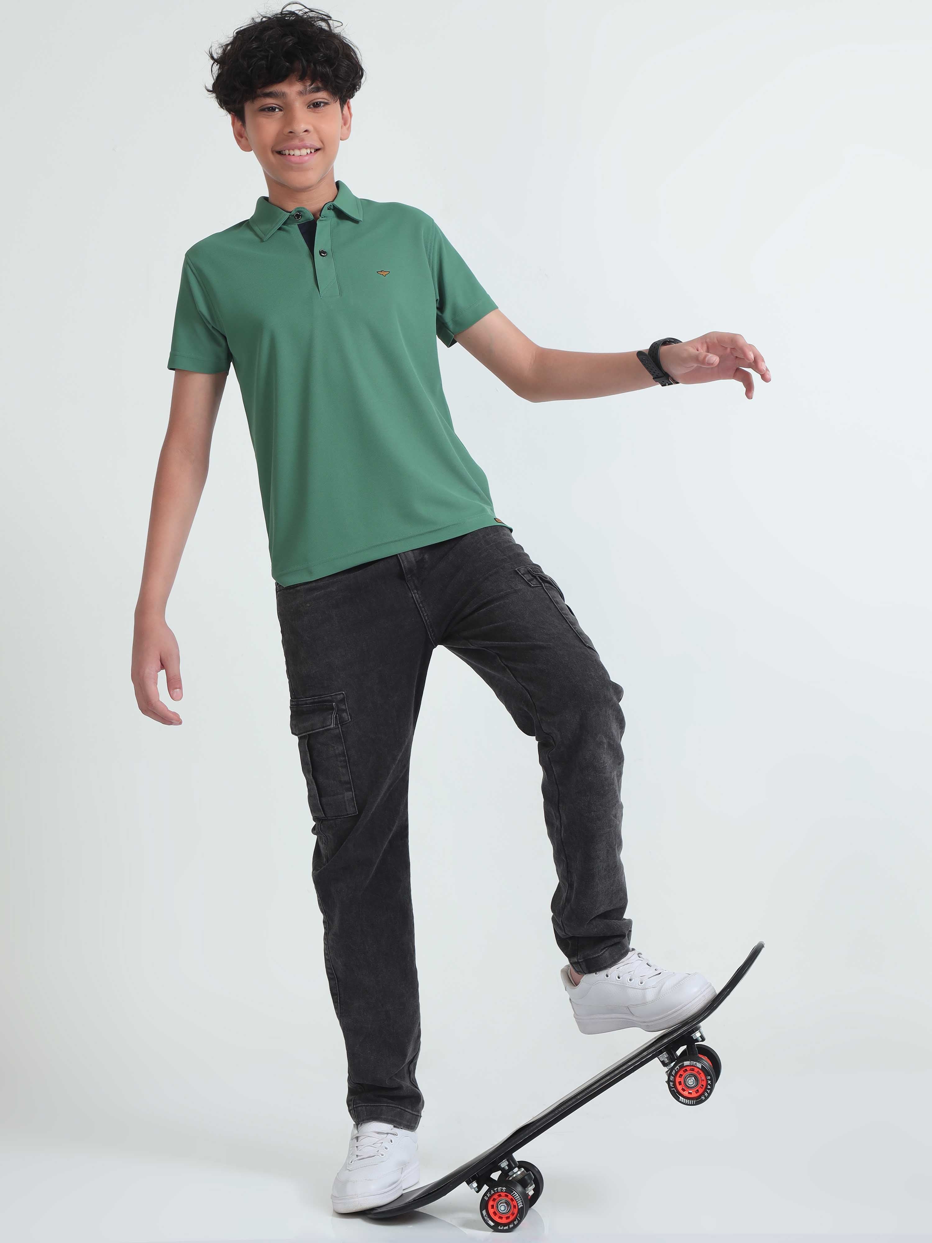 Apple Green Premium Polo T-Shirts - Image 8