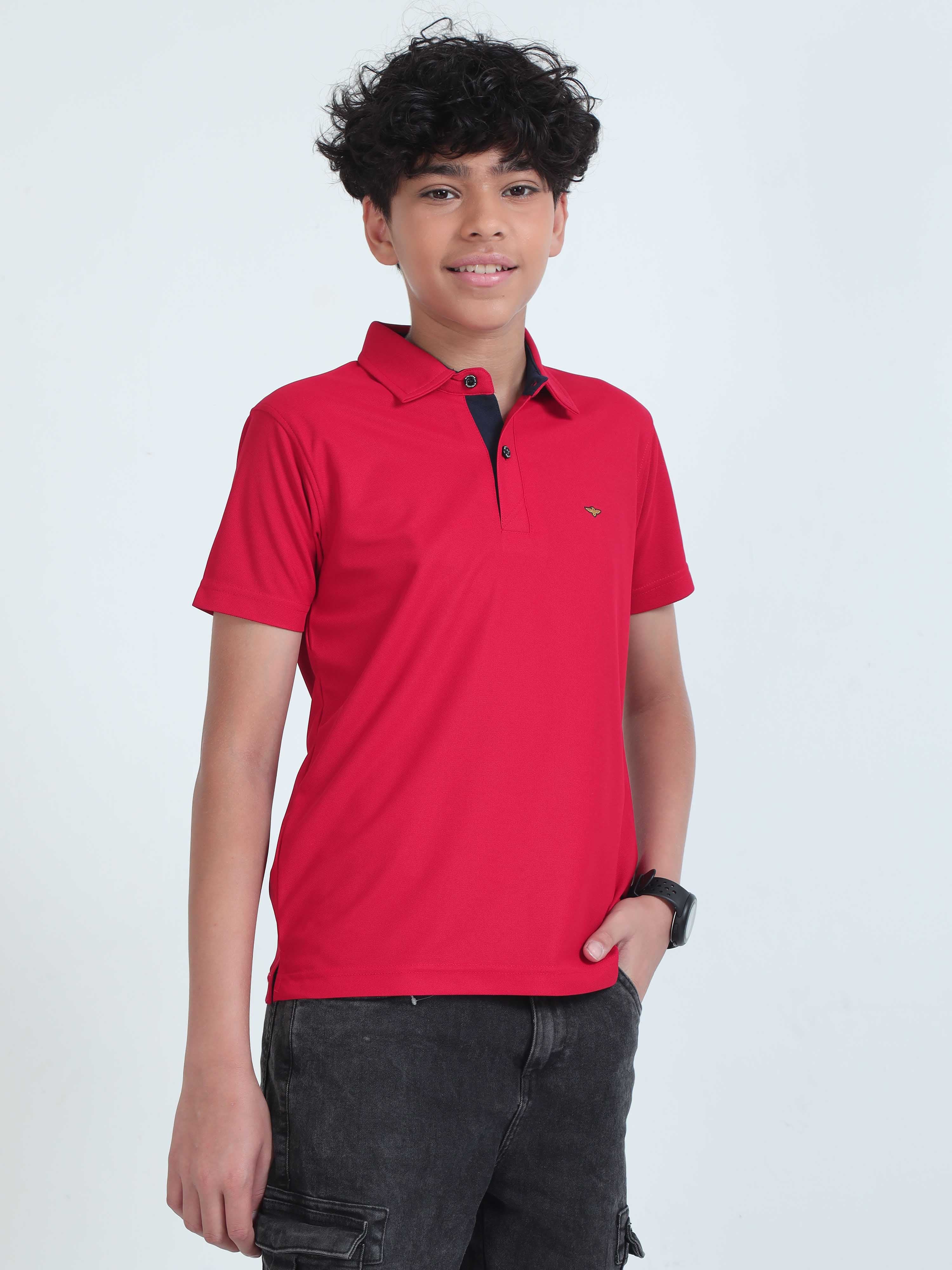 Red Premium Polo T-Shirts - Image 4