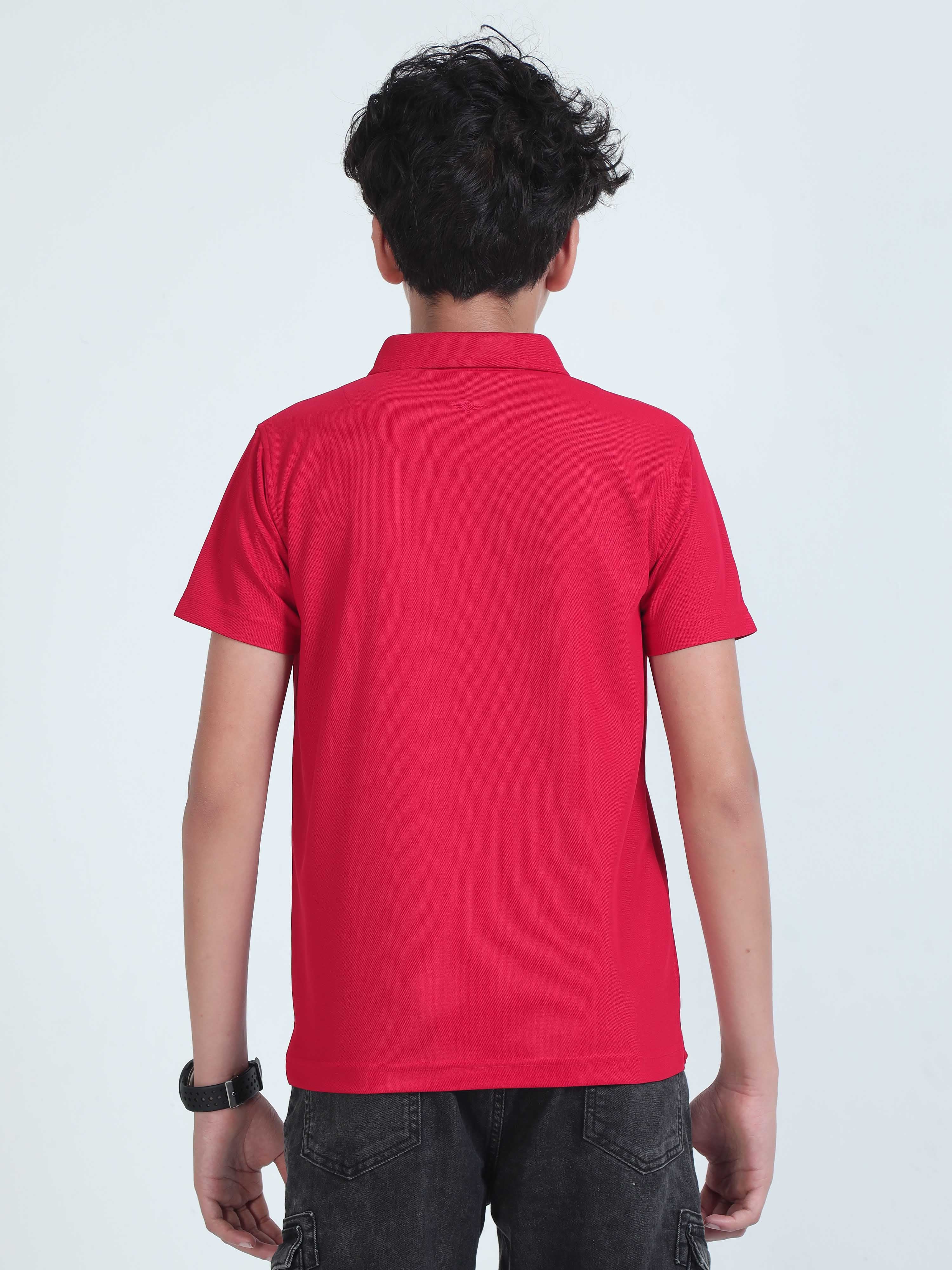 Red Premium Polo T-Shirts - Image 5