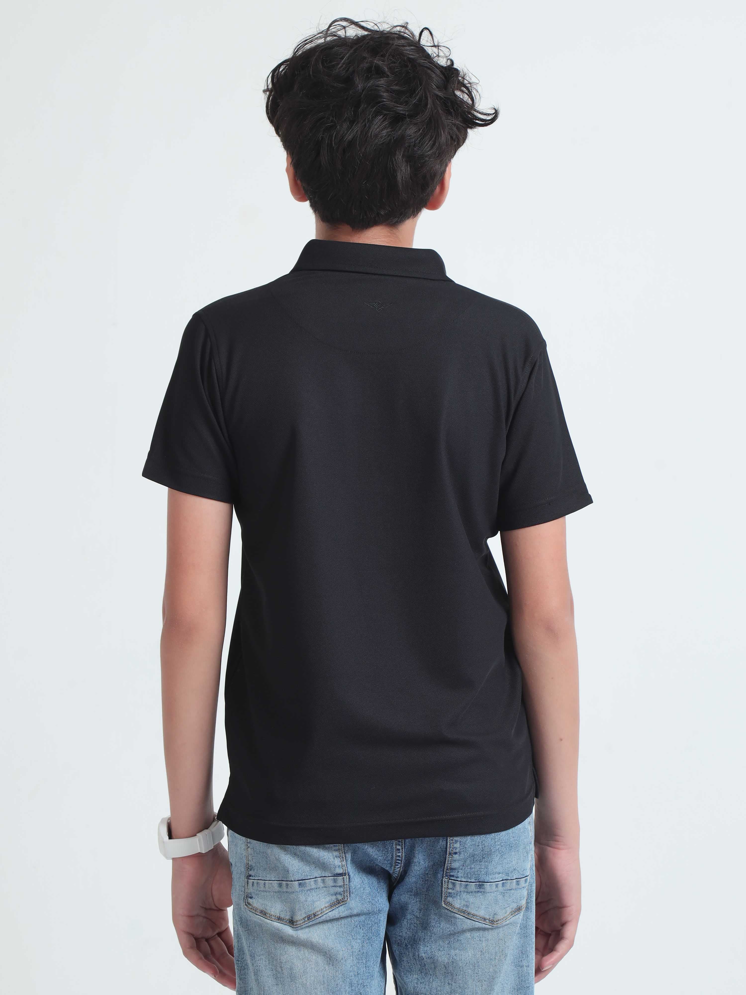 Black Boy's Premium Polo T-Shirts - Image 5
