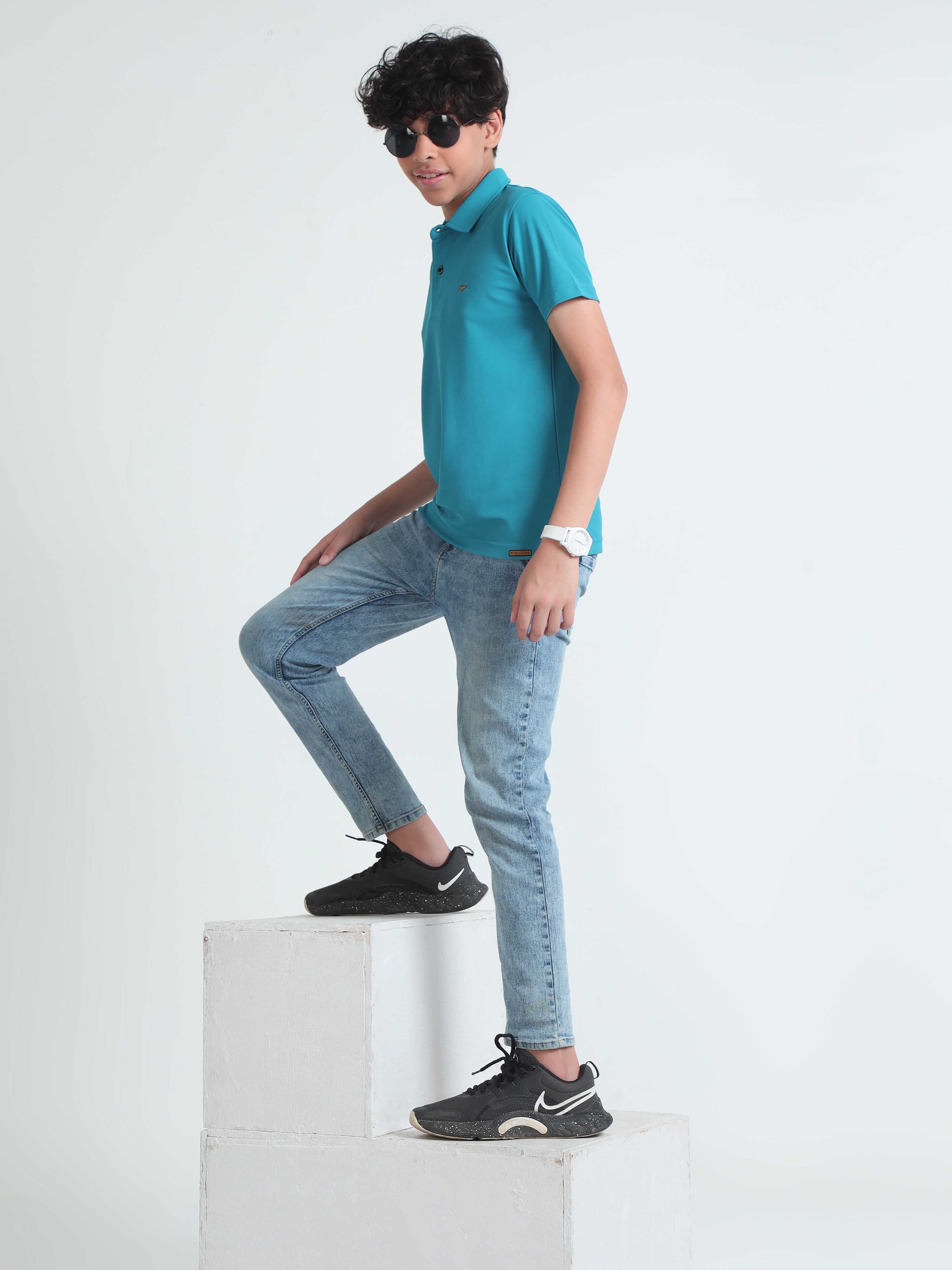Jade Green Premium Polo T-Shirts - Image 8
