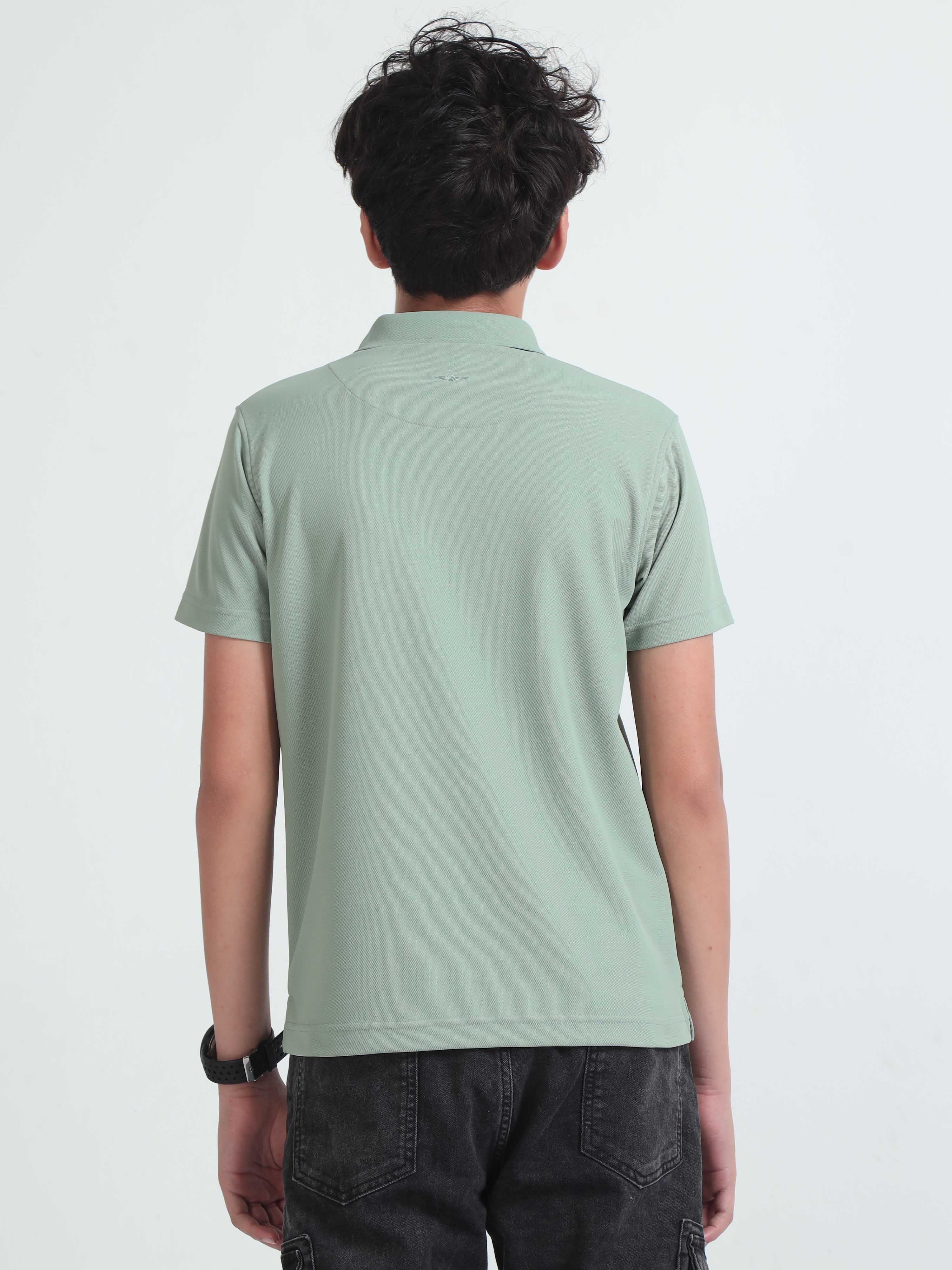 Misty Green Premium Polo T-Shirts - Image 5