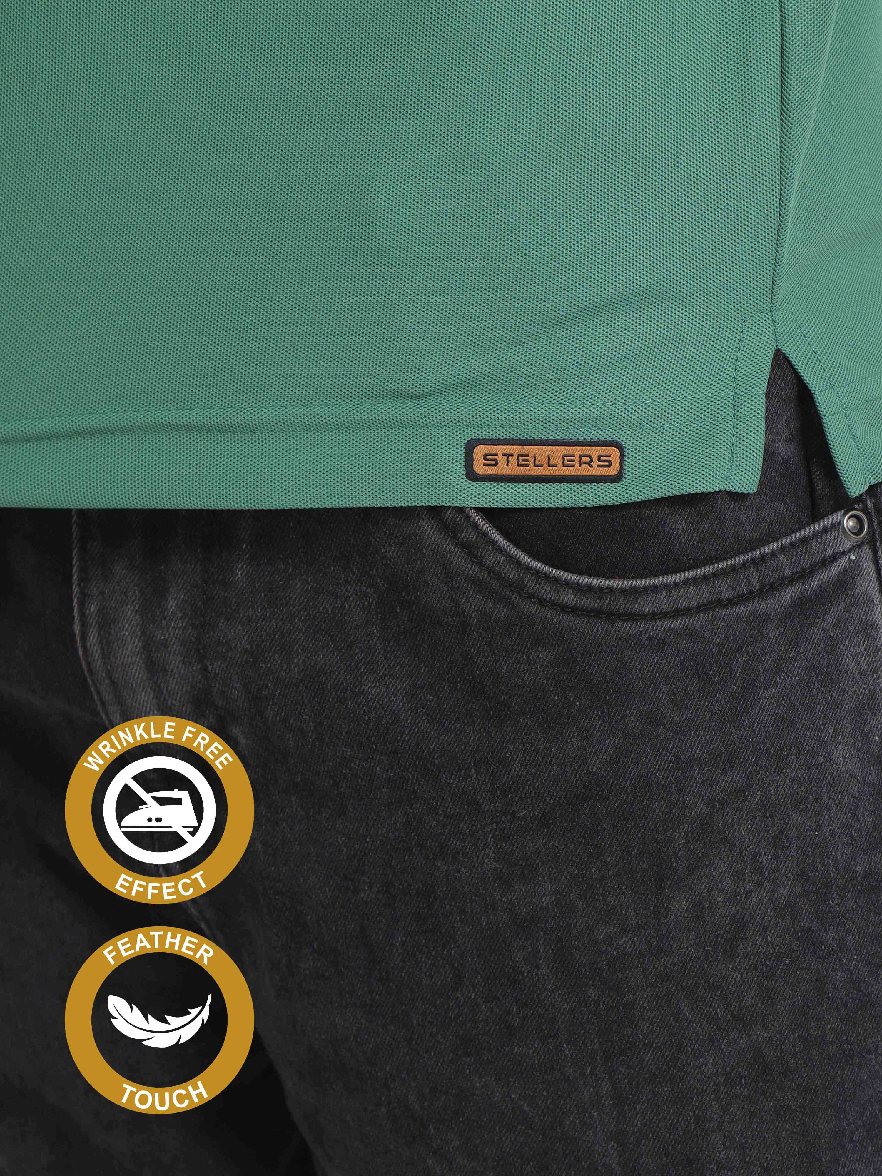 Apple Green Premium Golf Polo T-Shirt - Image 6