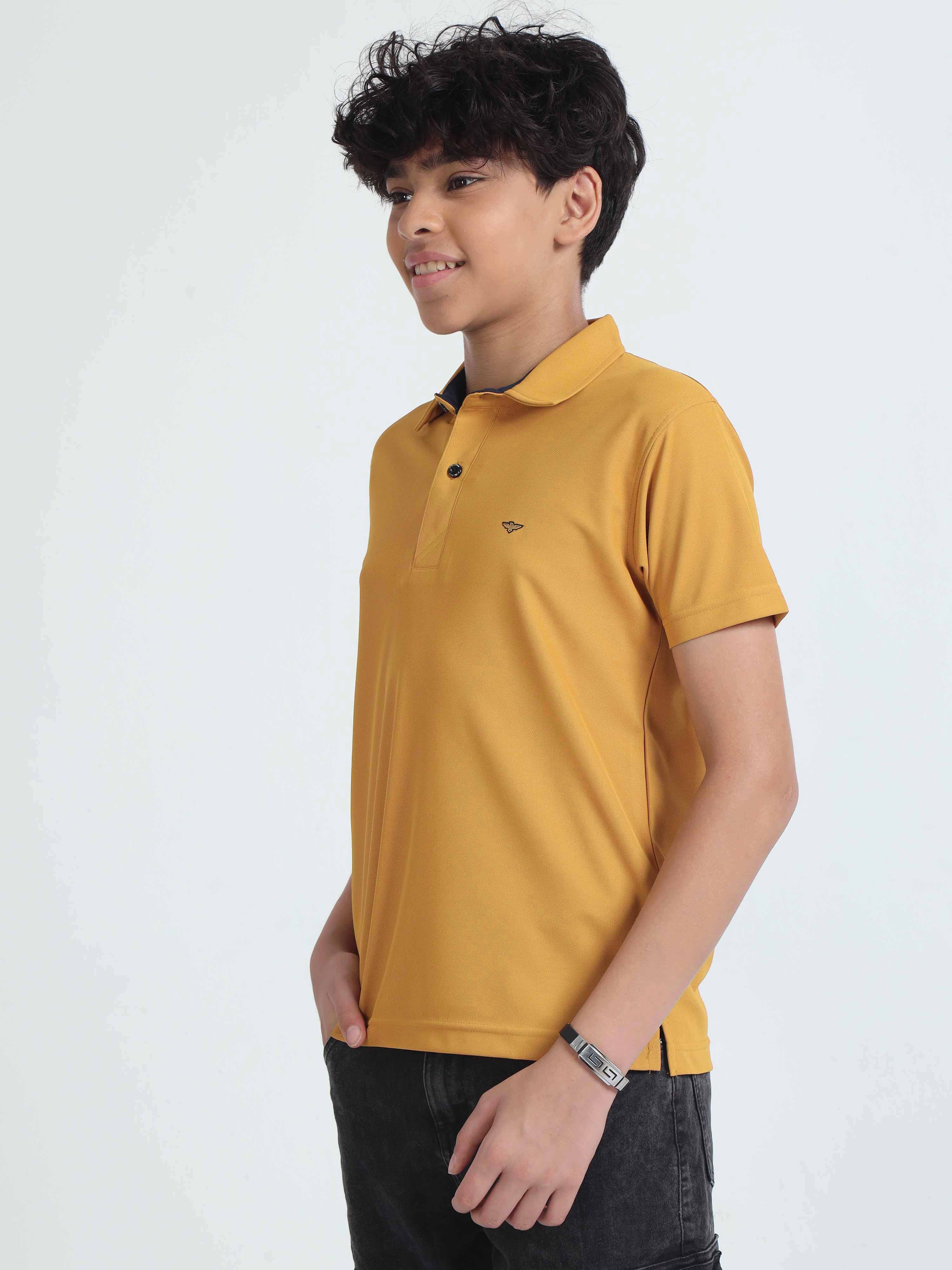 Mustard Premium Polo T-Shirts - Image 3