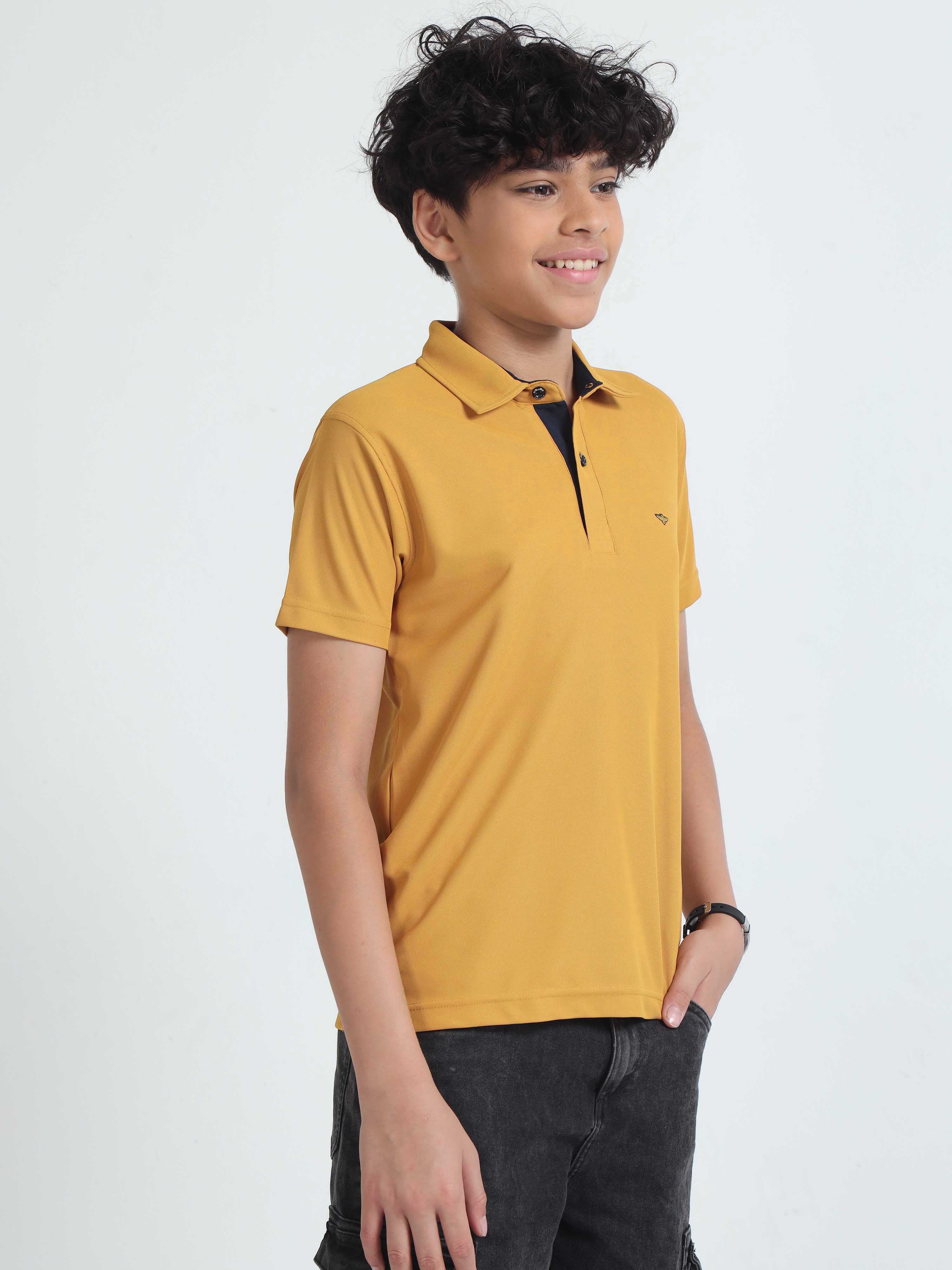 Mustard Premium Polo T-Shirts - Image 4