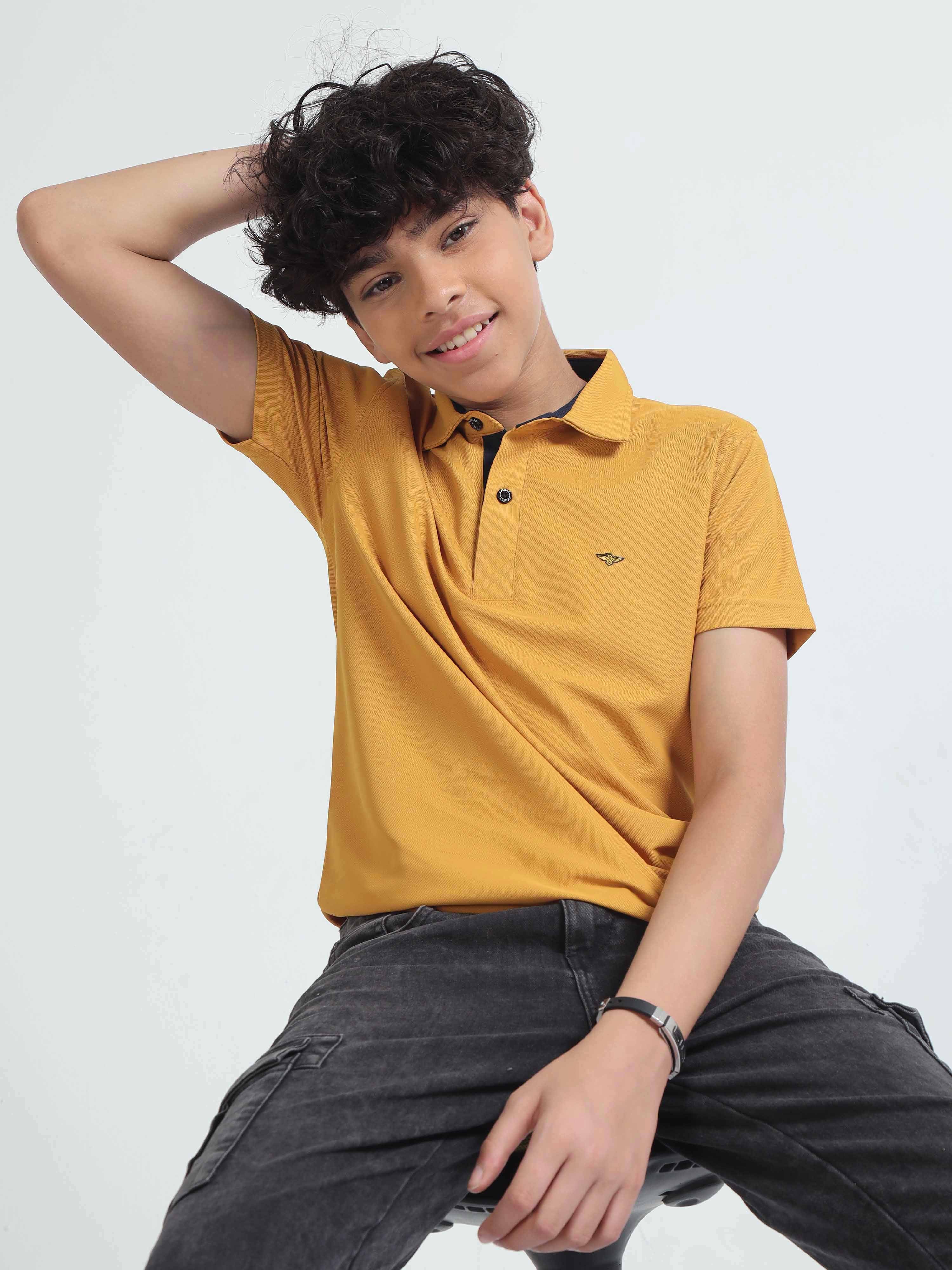 Mustard Premium Polo T-Shirts - Image 8