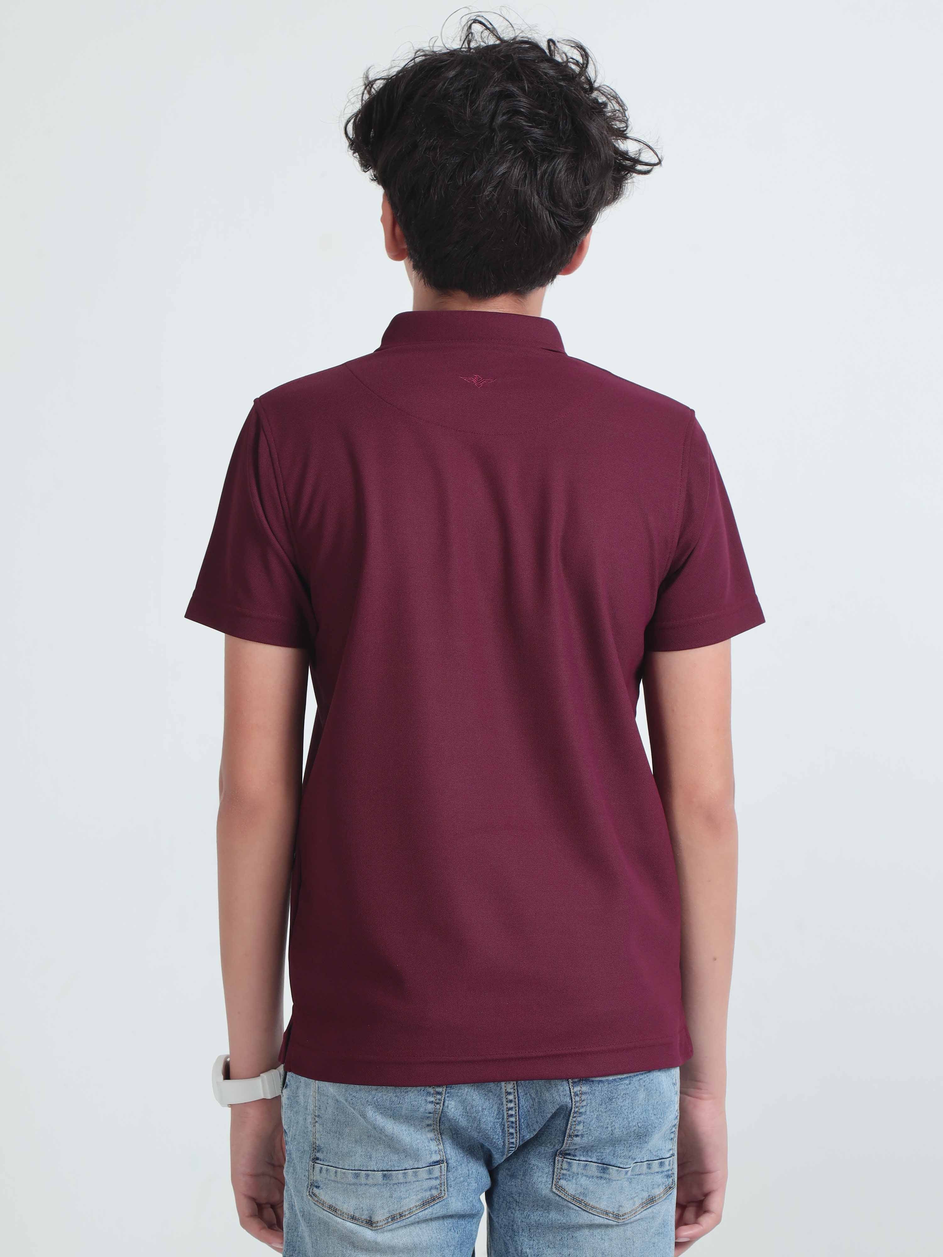 Wine Premium Polo T-Shirts - Image 5