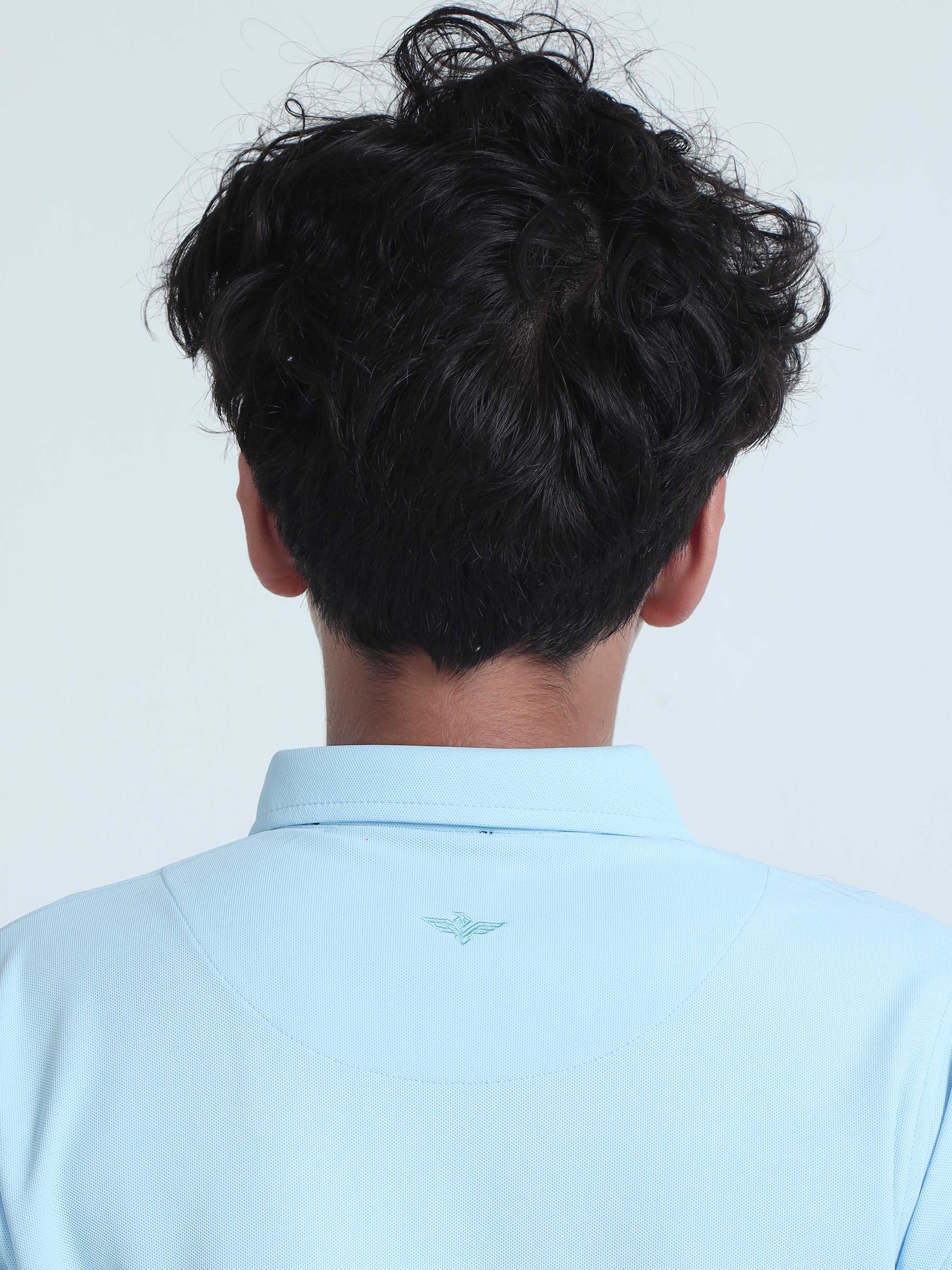 Ice Blue Premium Polo T-Shirts - Image 8