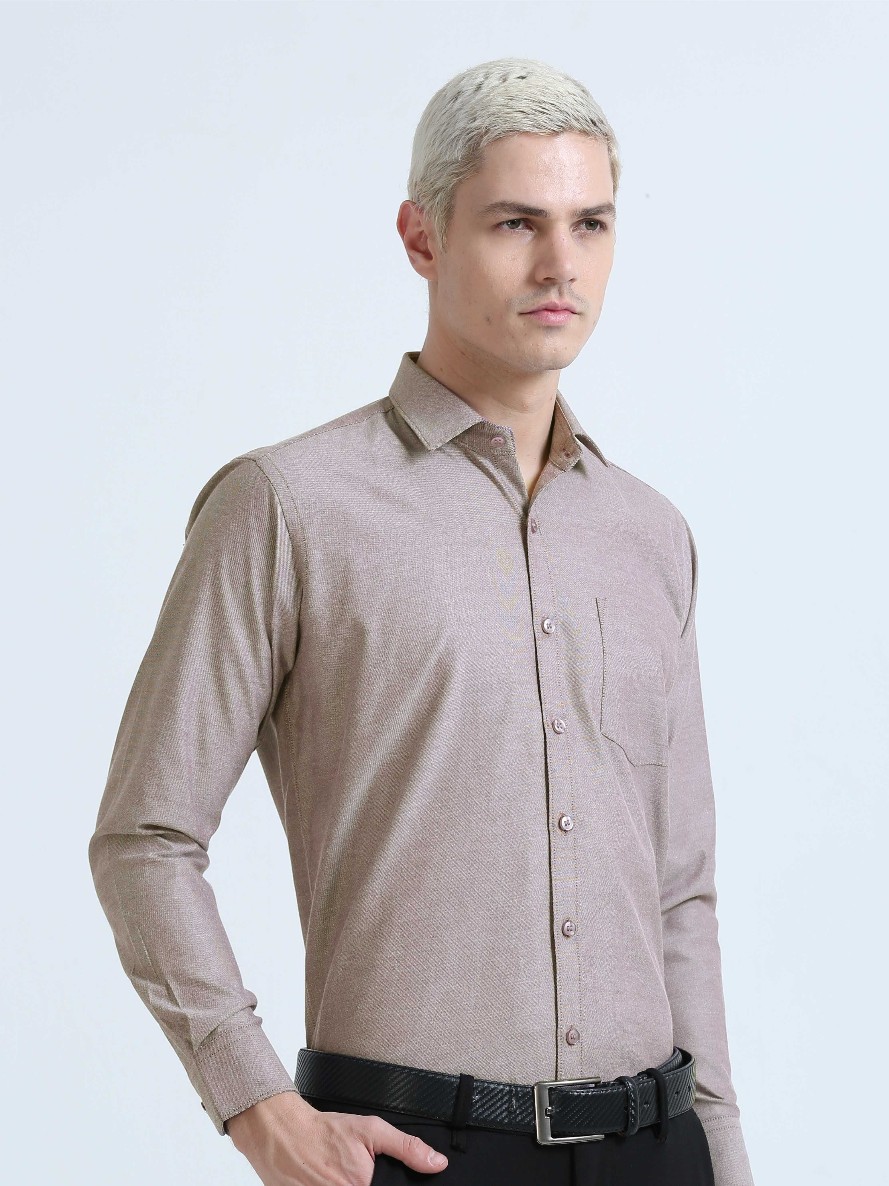 Wine Strom Men's Premium Oxford Office Formals - Image 5