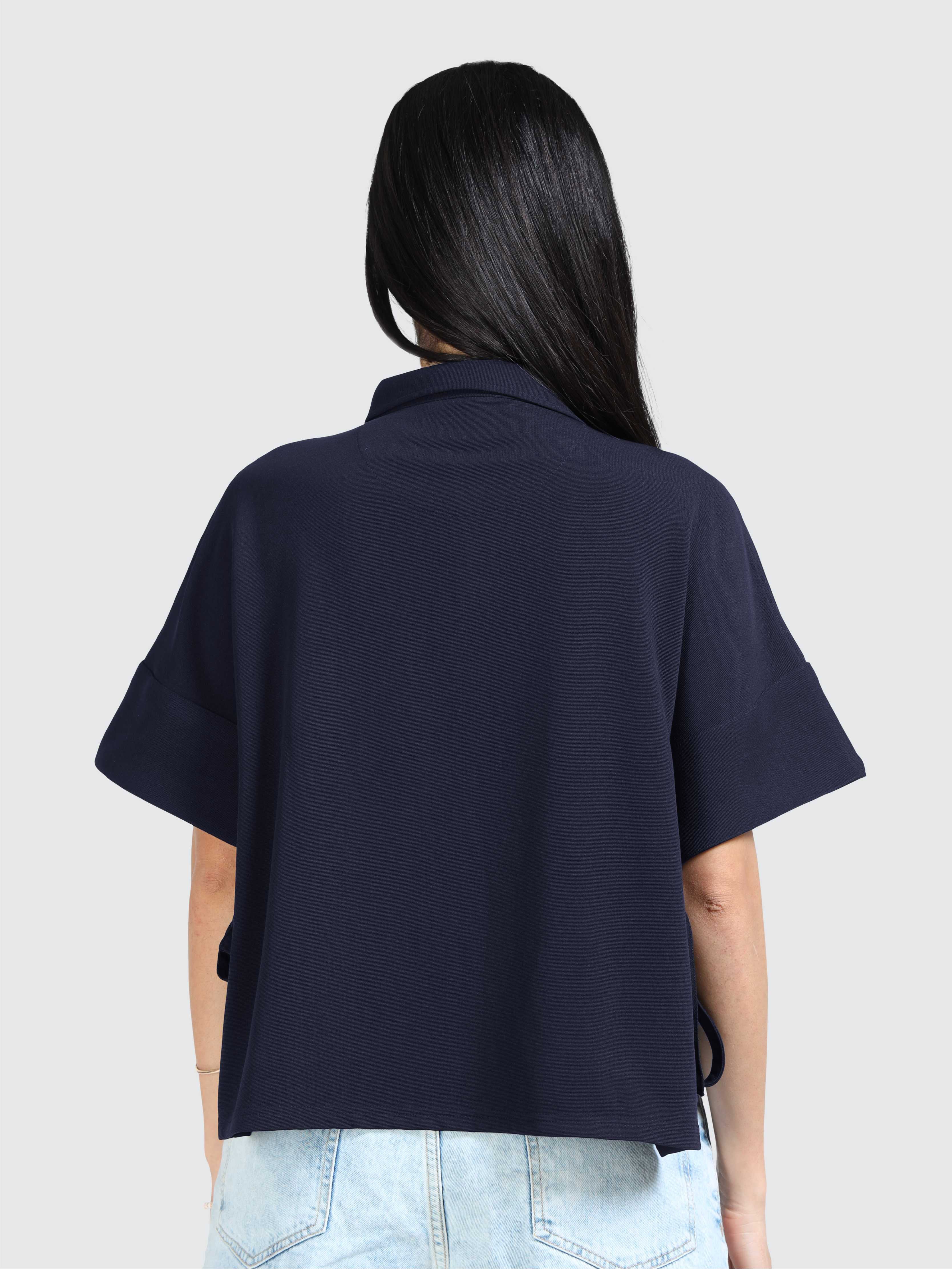 Women Boxy Fit Batwing Sleeve Shirt | Feather Touch Feel | Breathable | Wrinkle Free | Lightweight | - Image 5